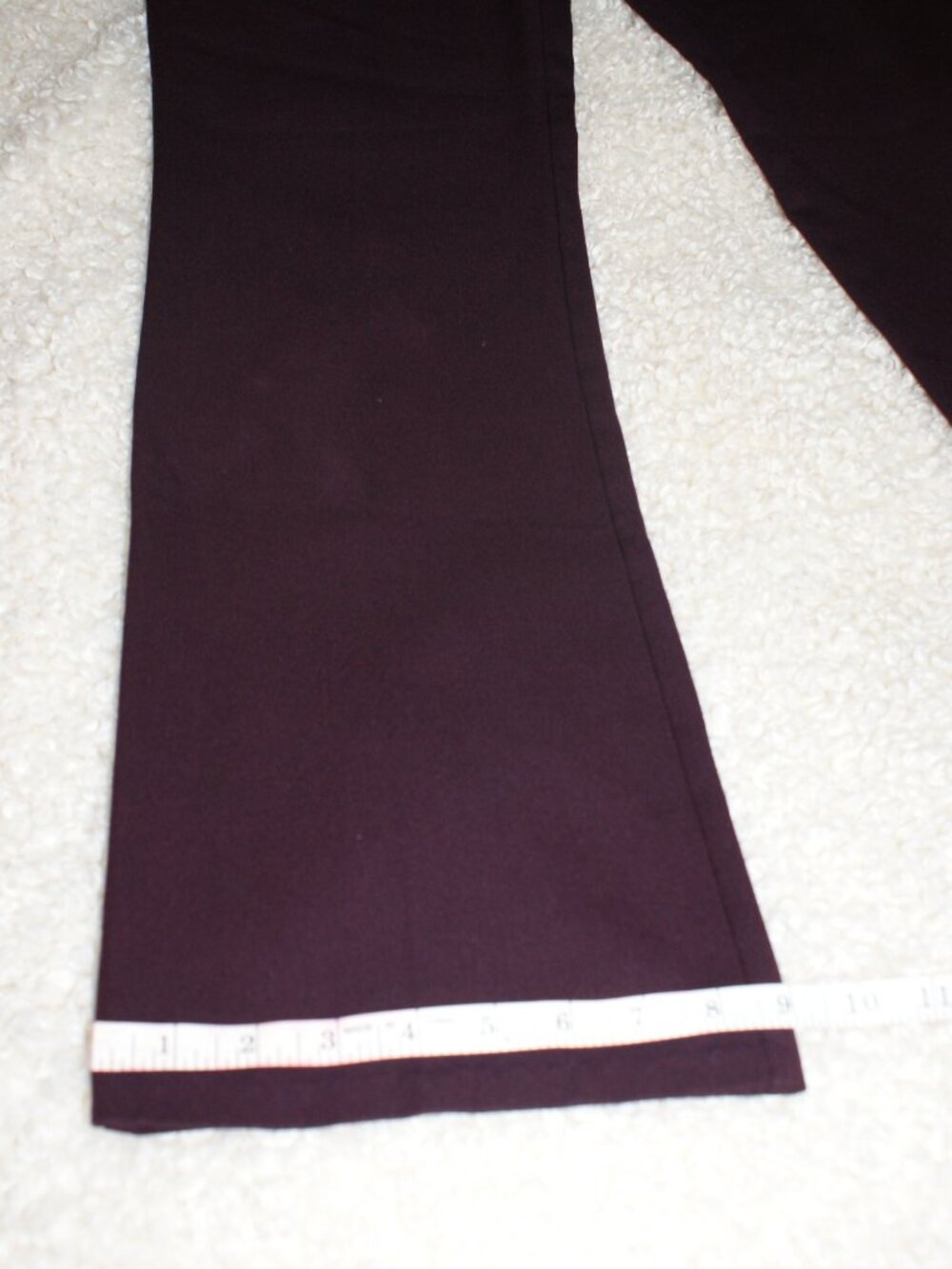 NY&CO 7th Avenue Design - Maroon/Plum Trouser - 14 TALL - LIKE NEW - Picture 8 of 9